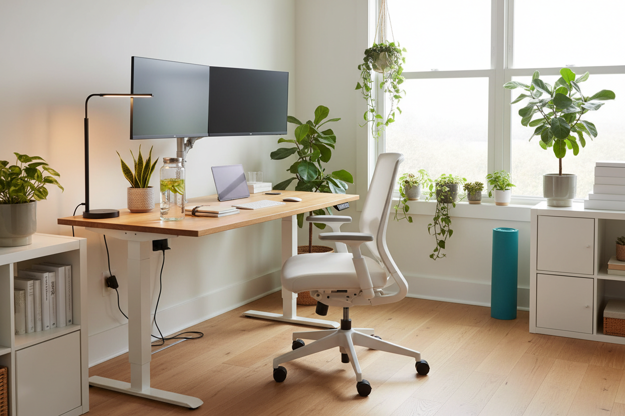 Optimizing Your Home Office: Strategies for Productivity, Health, and Well-Being